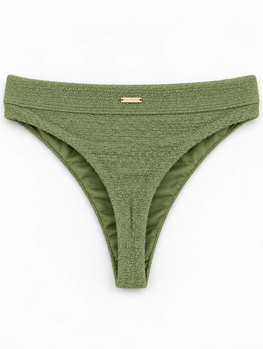 Billabong So Dazed High Maya Bikini Bottom Womens S 0 Green NWT